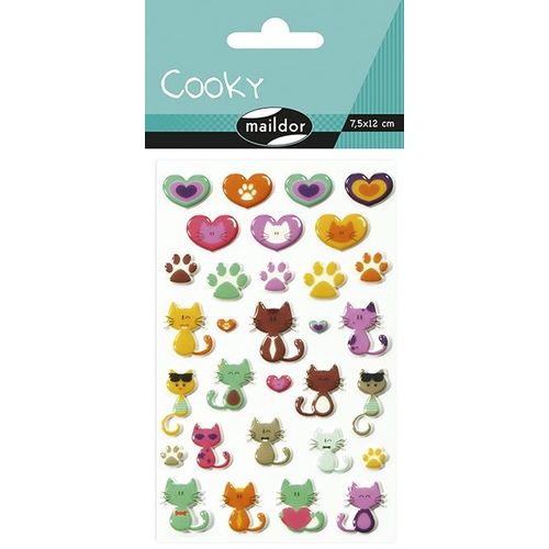 Maildor Cooky, Sach 1 Pl 7,5x12cm, Chats/Curs