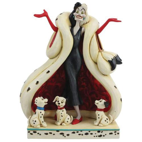 Disney Traditions  Figurine Cruella Et Les Chiens 101 Dalmatiens Disney Tradition