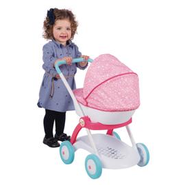 Poussette Landau pour poupée Baby Nurse - Smoby - Avec nacelle et