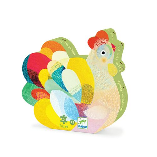 Djeco Raoul Ma Poule Puzzle - 24 Pièces