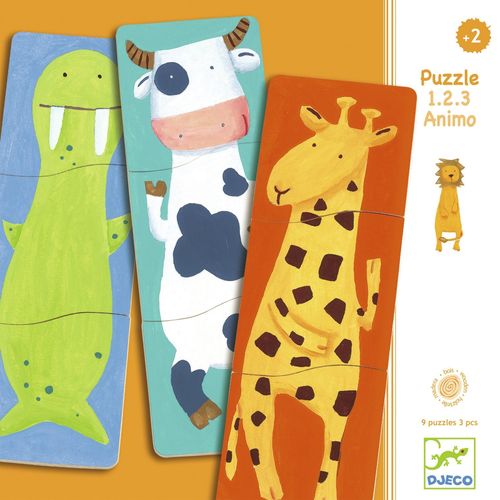 Djeco Puzzle Bois - Drôle D'animaux