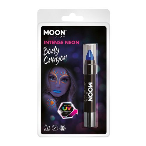 Crayon Maquillage Corps Visage Bleu Fluo Uv