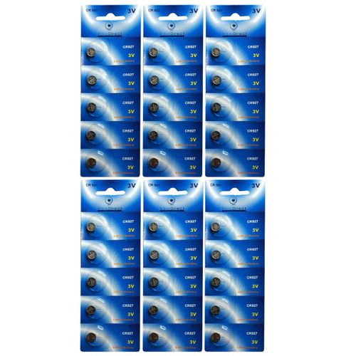 Lot de 30 Piles bouton plates lithium type CR927 3V compatibles DL927 / ECR92 - Visiodirect -