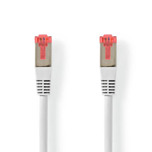 Nedis Câble Réseau CAT6 S/FTP RJ45 Mâle RJ45 Mâle 10,0 m Blanc