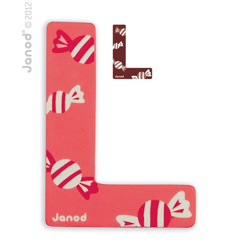 Janod Lettre Bois Abcdéco - L