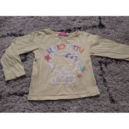 T-Shirt Jaune Hello Kitty 3/4 Ans
