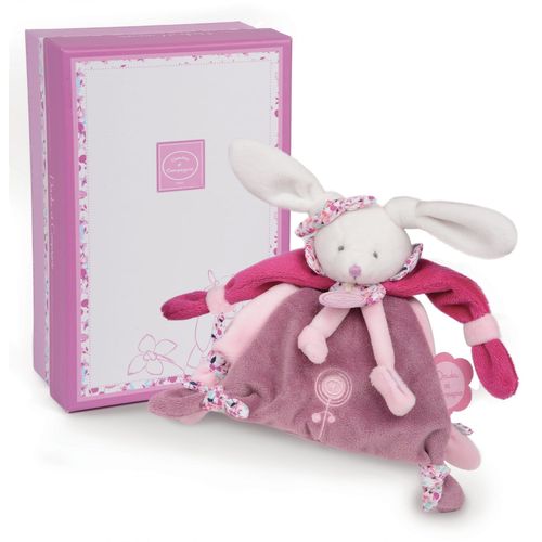 Doudou Doudou Et Compagnie Cerise Le Lapin Attache Tetine Rose Plat Dc2701