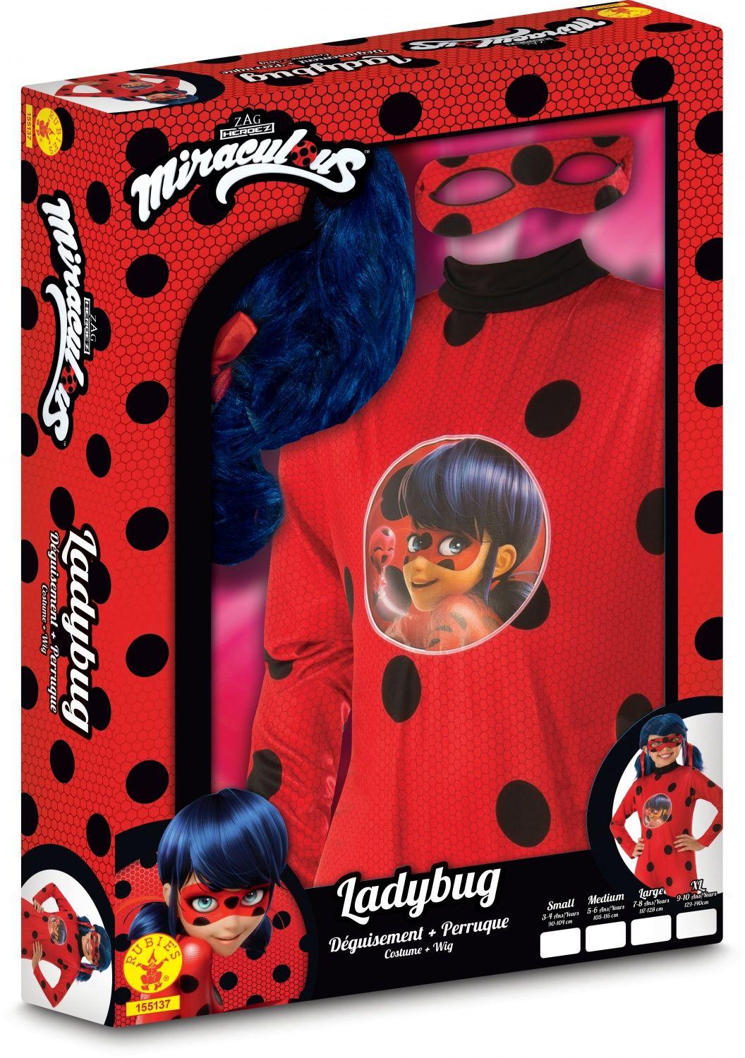 Costume classique de Ladybug pour enfants, Miraculous