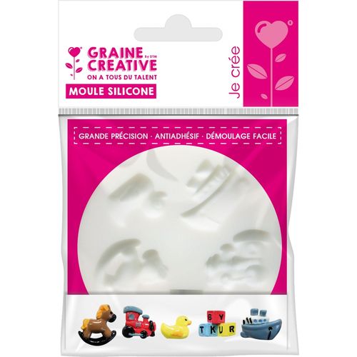Graine Créative Mini Moule Silicone Jouets Ø 70mm