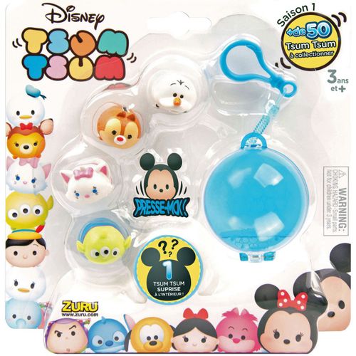 Kanai Kids Pack 5 Tsum Tsum + Porte Clé