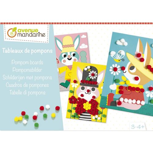 Avenue Mandarine Boîte Créative, Tableaux De Pompons