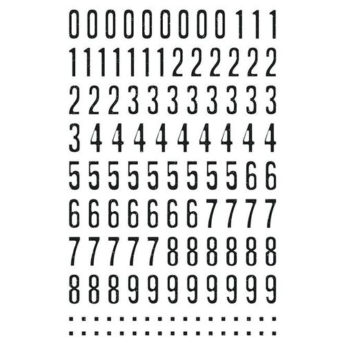 Maildor Glitty, Sach 2 Pl 10,5x16cm, Alphabet / Chiffres, Noir