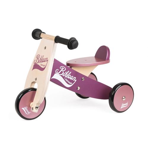 PLEIN AIR Porteur Little Bikloon Violet Rose bois Rakuten