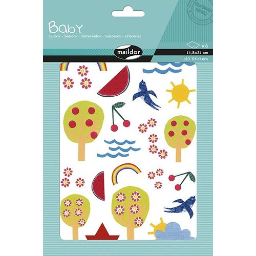 Maildor Baby, Sach 6 Pl 14,8x21cm, Saisons