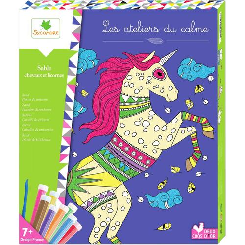 Les Ateliers Du Calme Lovely Box Les Ateliers Du Calme Sable Chevaux Et Licornes