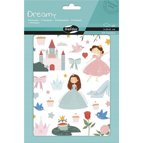 Maildor Dreamy, Sach 6 Pl 14,8x21cm, Princesses