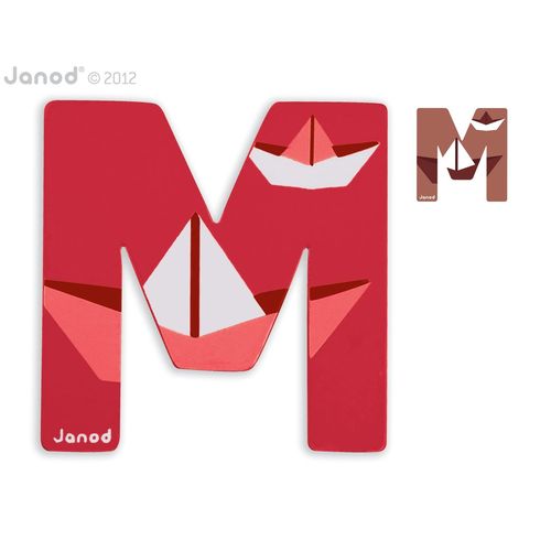 Janod Lettre Bois Abcdéco - M