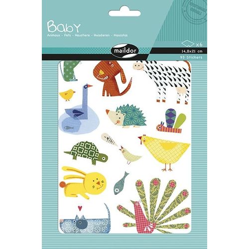 Maildor Baby, Sach 6 Pl 14,8x21cm, Animaux Familiers