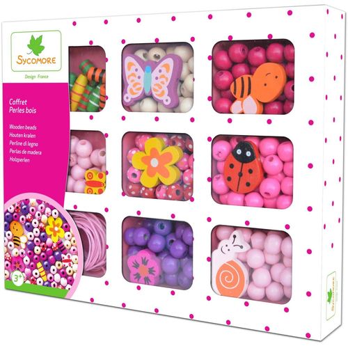 Sycomore Perles - Coffret Perles Bois Rose