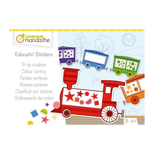 Clairefontaine Boîte Créative, Educativ' Stickers, Tri De Couleurs