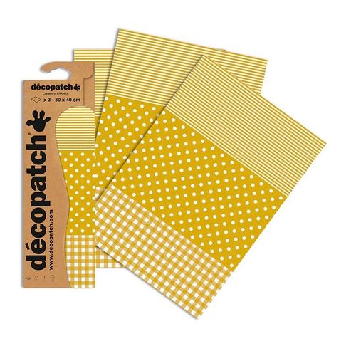 Decopatch Pochette 3 Feuilles Identiques Ref 543