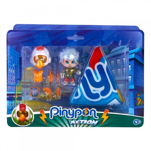 Garcon / Robotique Pinypon Parachute Et Jet Pack Asst