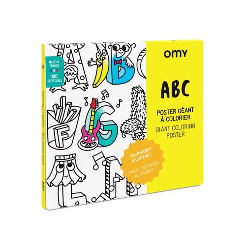Omy Poster Geant A Colorier - Abc