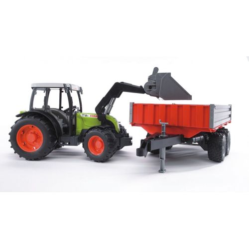 Bruder Tracteur Claas Nectis 267f Avec Remorque