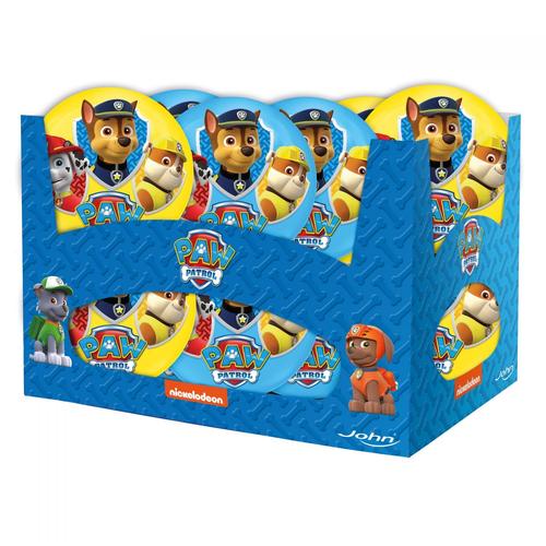 John 4"/100 Mm Light Up Ball Paw Patrol, 12 Pcs In Display Box, Assorted, Guarantee 99% - Glow Time Led: 8 Months