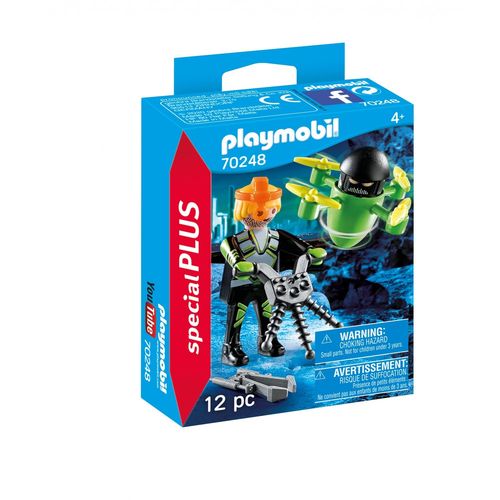 Playmobil 70248 - Agent Avec Drone