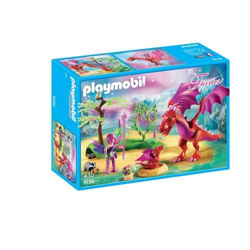 Playmobil 9134 - Gardienne Des Fées Avec Dragons