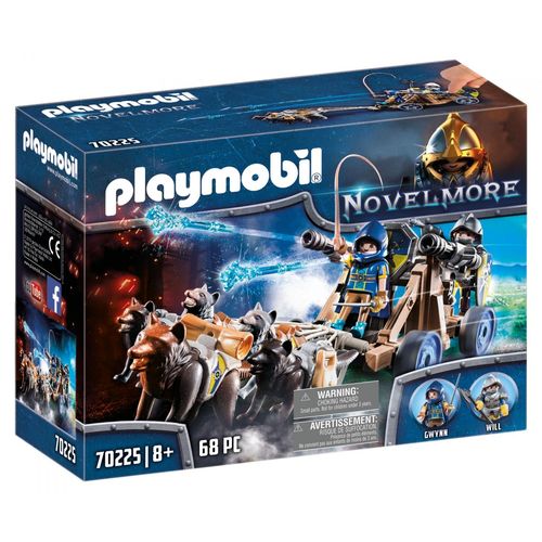 Chevaliers  Novelmore 70225  Avec Canon Et Loups