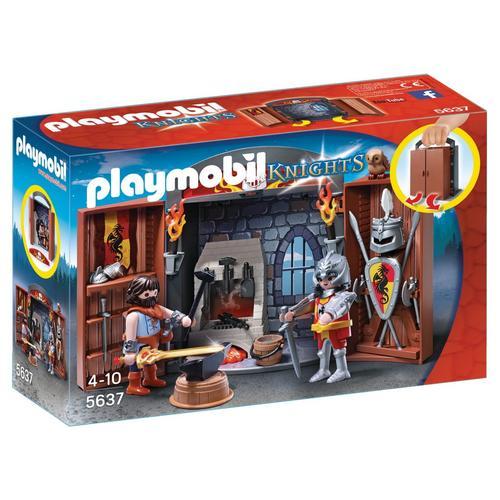Playmobil 5637 - Coffre Chevalier Et Forgeron