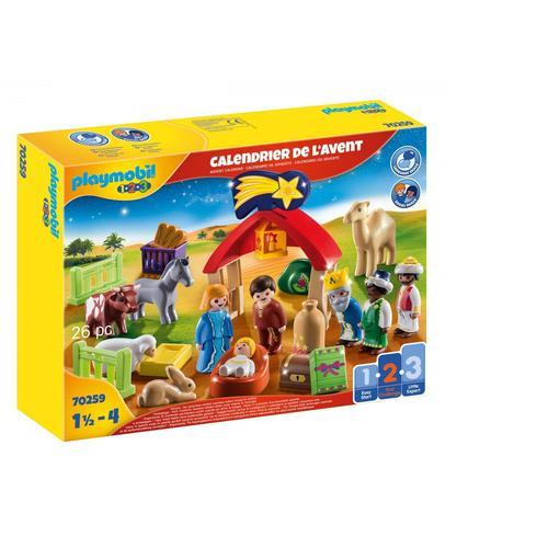 Playmobil 70259 - Cal Avent 1.2.3  Animaux Et Mangeoire