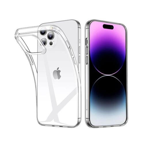 Coque Iphone 14 Pro Max Souple En Silicone Transparente