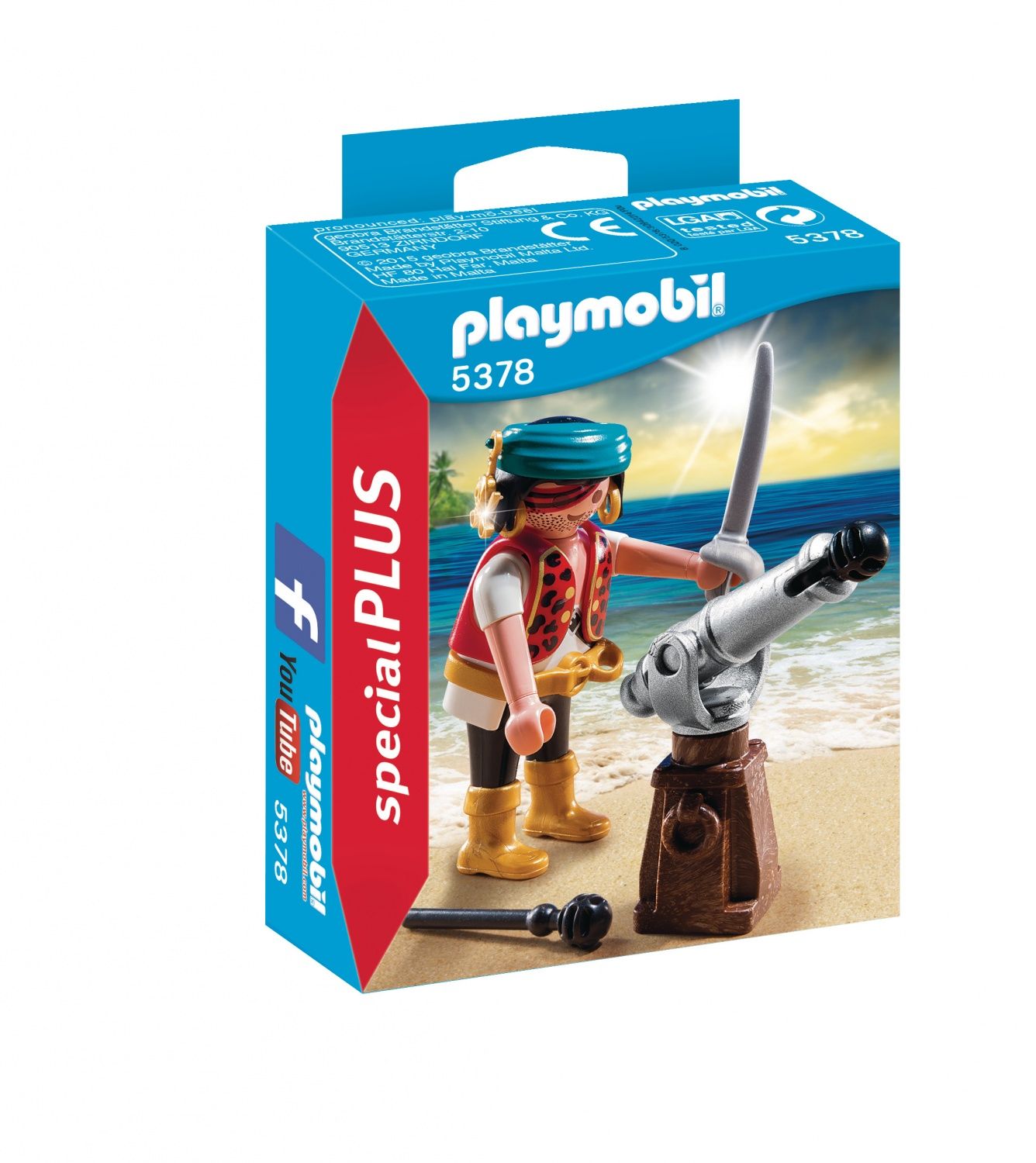 Playmobil 5378 - Canonnier Des Pirates