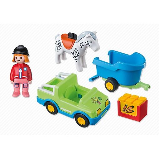 Playmobil 6958 - V�hicule Avec Remorque � Cheval - 3