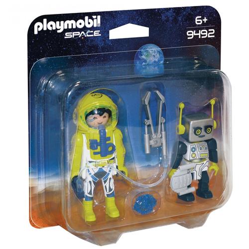 Playmobil 9492 - Duo Spationaute Et Robot