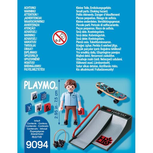 Playmobil 9094 - Skateur Avec Rampe - 4