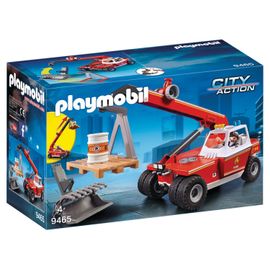 Playmobil 9465 - Pompier Véhicule Et Bras Téléscopique