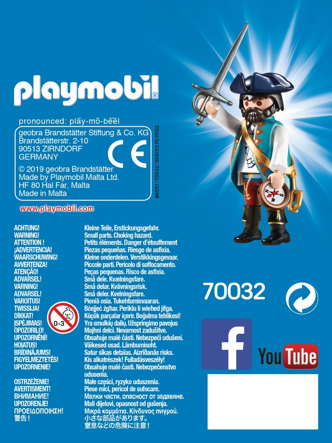 Playmobil 70032 - Pirate Avec Boussole - 2
