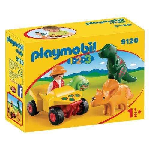 Playmobil 9120 - Explorateur Et Dinosaures