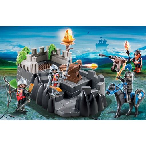 Playmobil 6627 - Bastion Des Chevaliers Du Dragon Ail� - 3