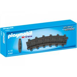 Playmobil 4387 2 rails courbes - Pour trains 4010 4011