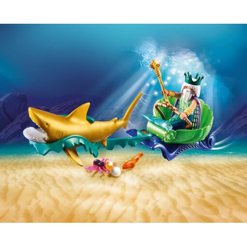 Playmobil 70097 - Roi Des Mers Avec Cal�che Royale - 4