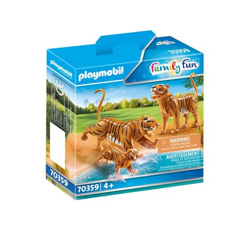 Playmobil 70359 - Couple De Tigres Avec Bébé