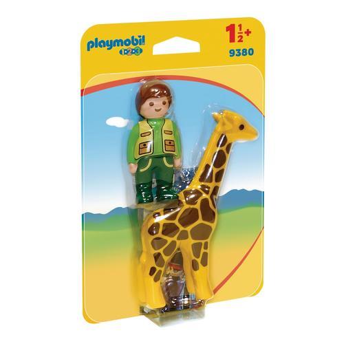 Playmobil 9380 - Soigneur Avec Girafe