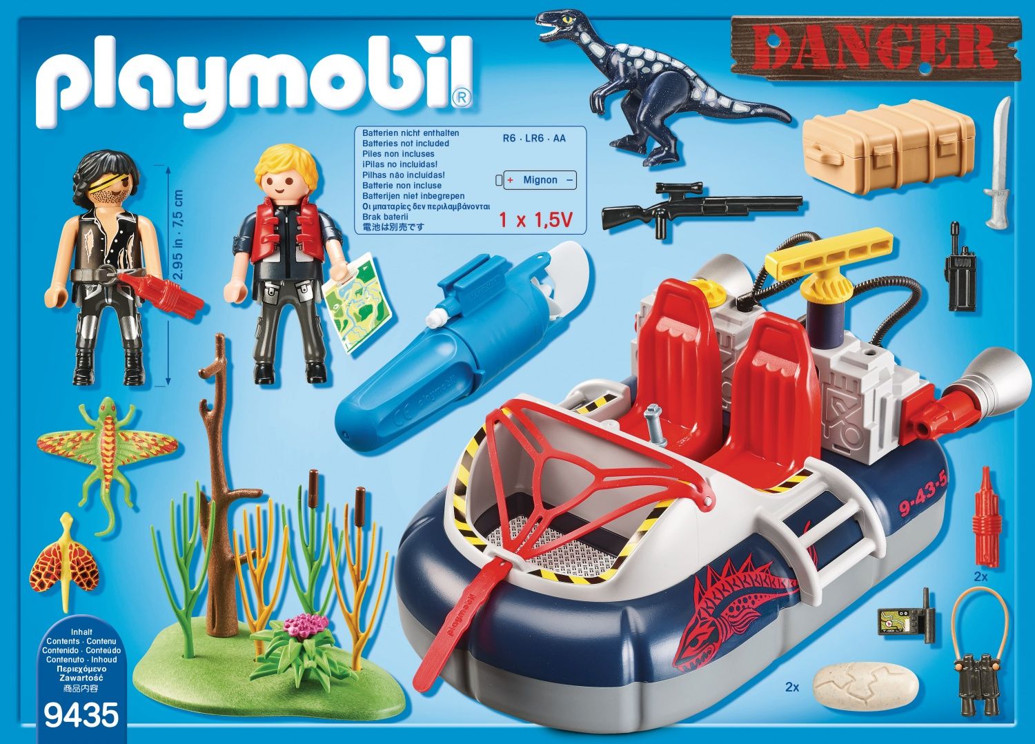Playmobil 9435 - A�roglisseur Et Moteur Submersible - 2
