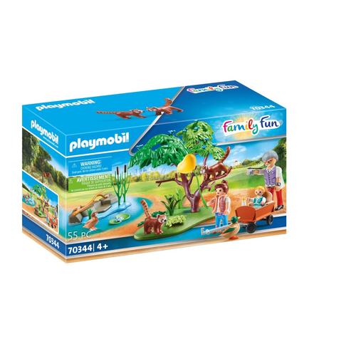 Playmobil 70344 - Pandas Roux Avec Enfants