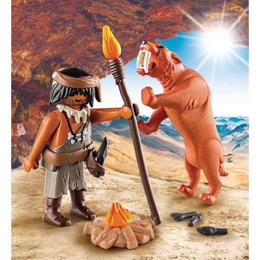Playmobil 9442 - Homme Des Cavernes Tigre Dent Sabre - 4